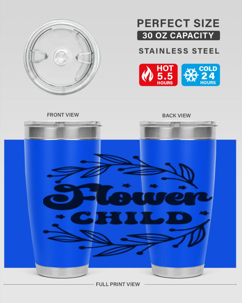 Flower child  141#- spring- Tumbler