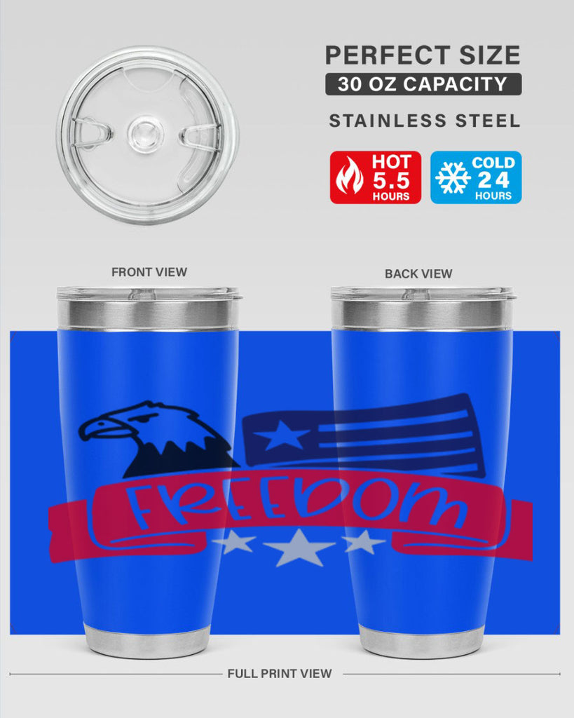 Freedom Style 147#- Fourt Of July- Tumbler