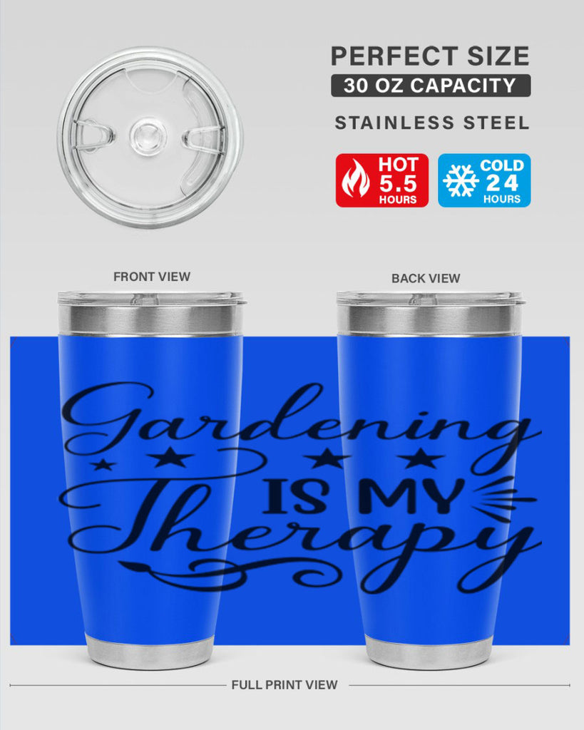 Gardening is My Therapy 145#- spring- Tumbler