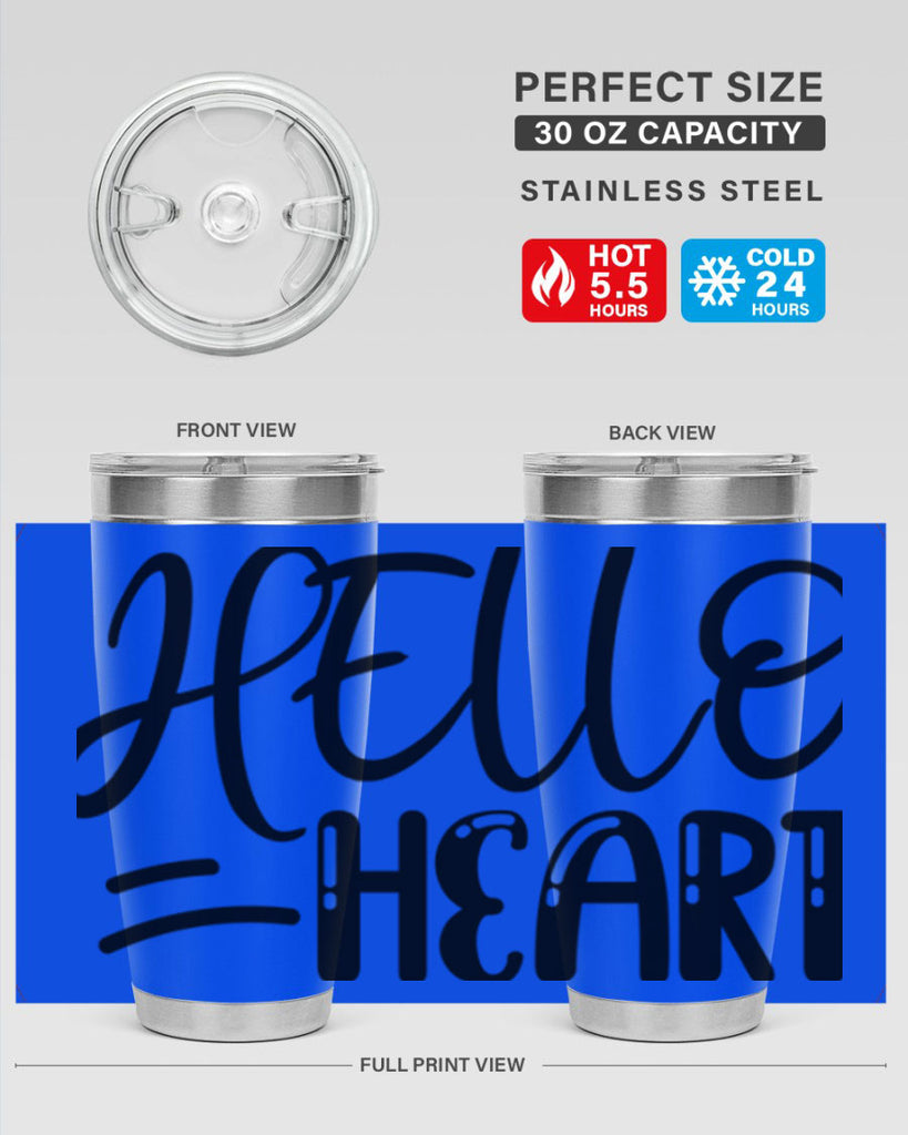 HELLO HEART  220#- spring- Tumbler