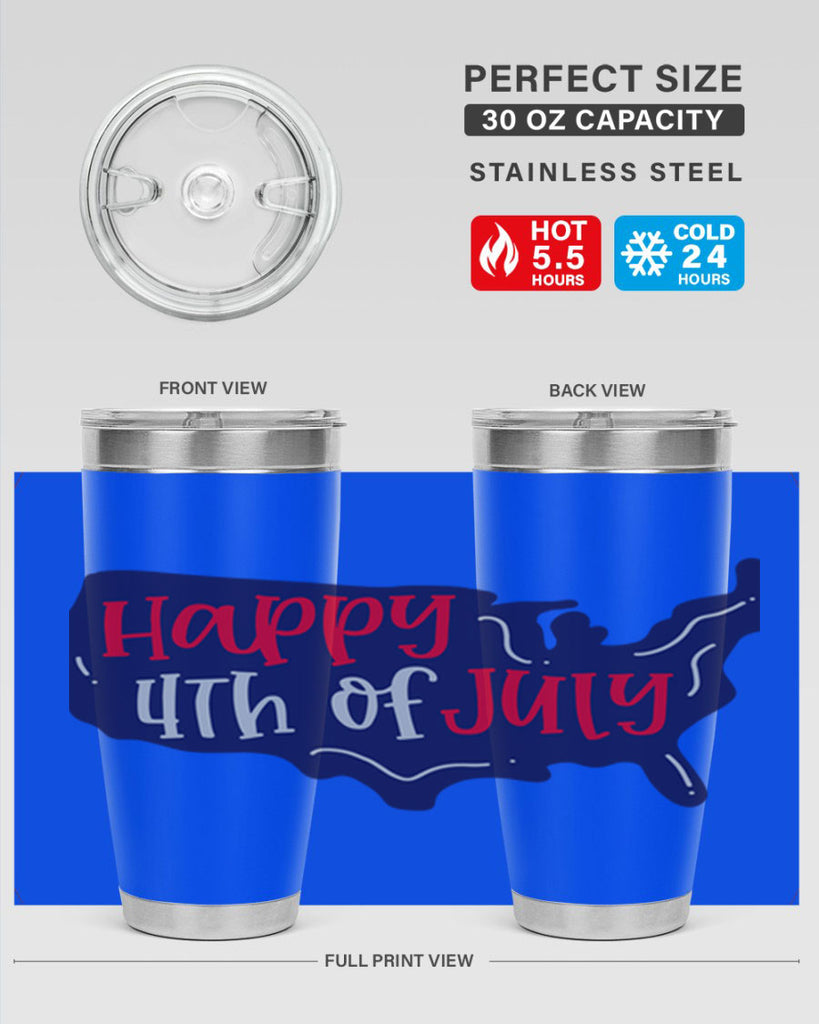 Happy th Of July Style 153#- Fourt Of July- Tumbler