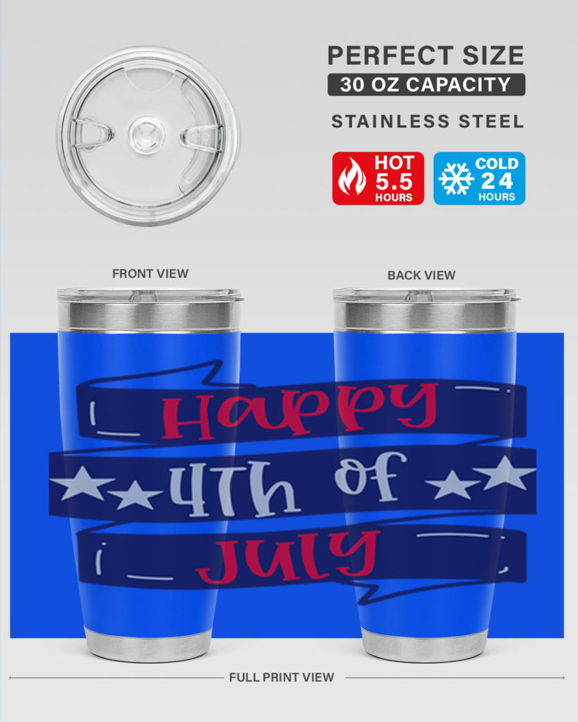 Happy th Of July Style 154#- Fourt Of July- Tumbler