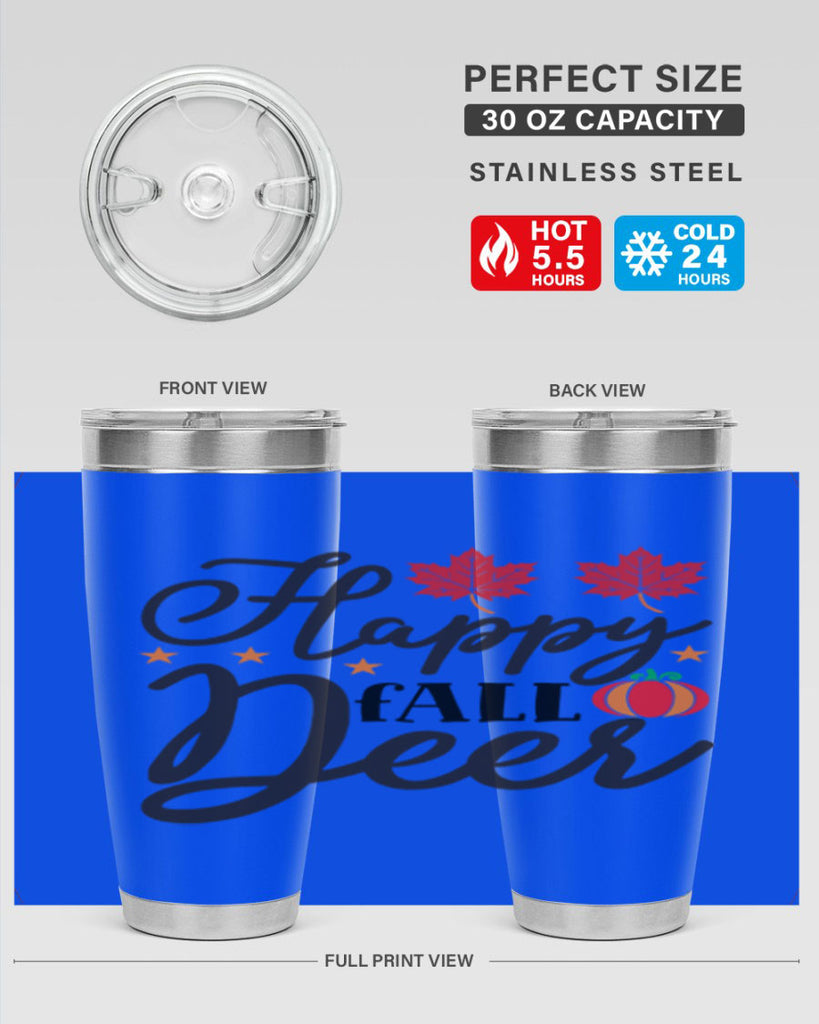 Happyfalldeer 254#- fall- Tumbler
