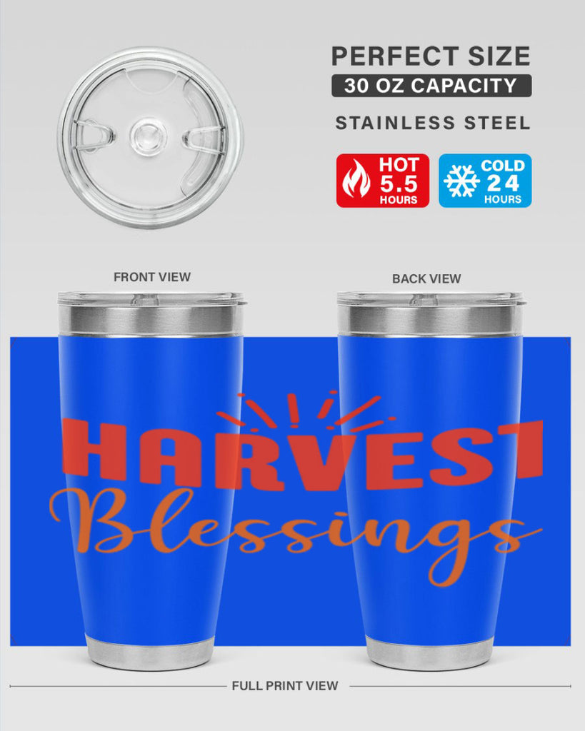 Harvest Blessings Design 264#- fall- Tumbler