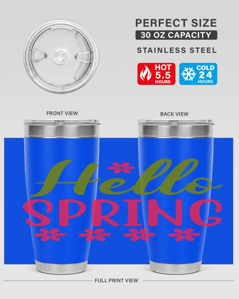 Hello Spring 213#- spring- Tumbler