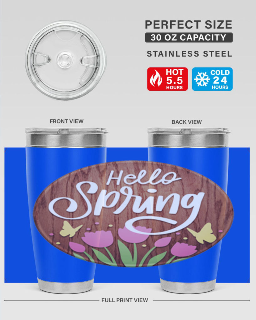 Hello spring Mockup202#- spring- Tumbler