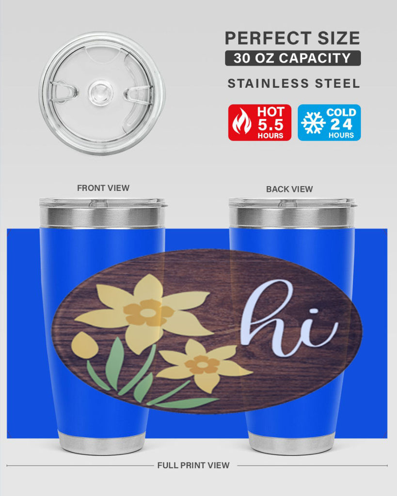 Hi daffodil flower Mockup235#- spring- Tumbler