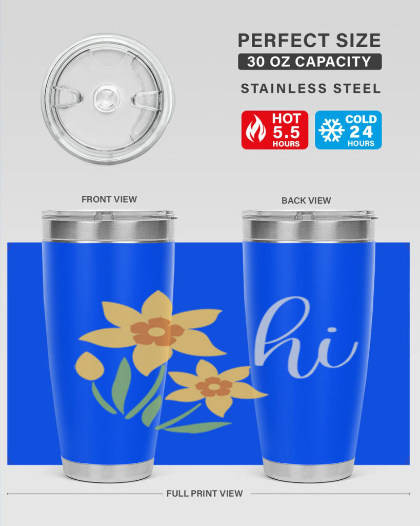 Hi daffodil flower236#- spring- Tumbler