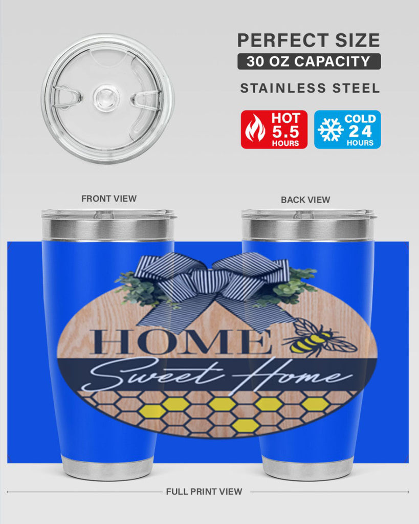 Home Sweet home bee and hive Mockup241#- spring- Tumbler