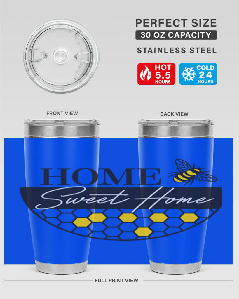 Home Sweet home bee and hive244#- spring- Tumbler