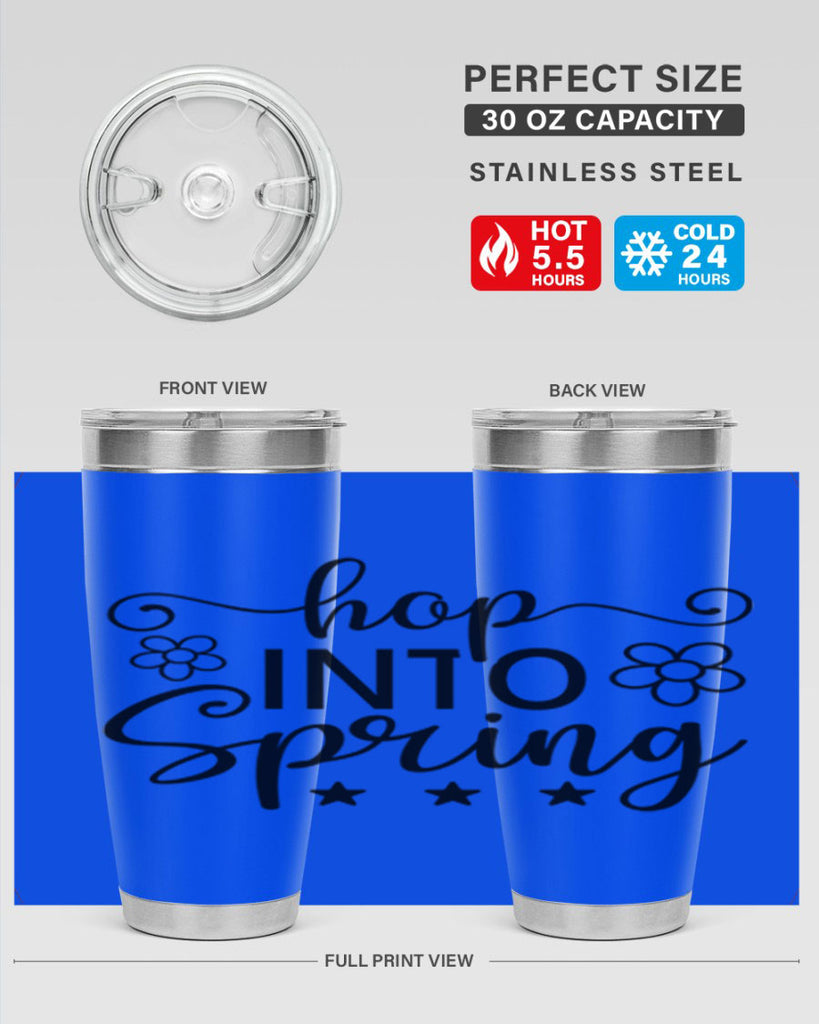 Hop into spring  252#- spring- Tumbler
