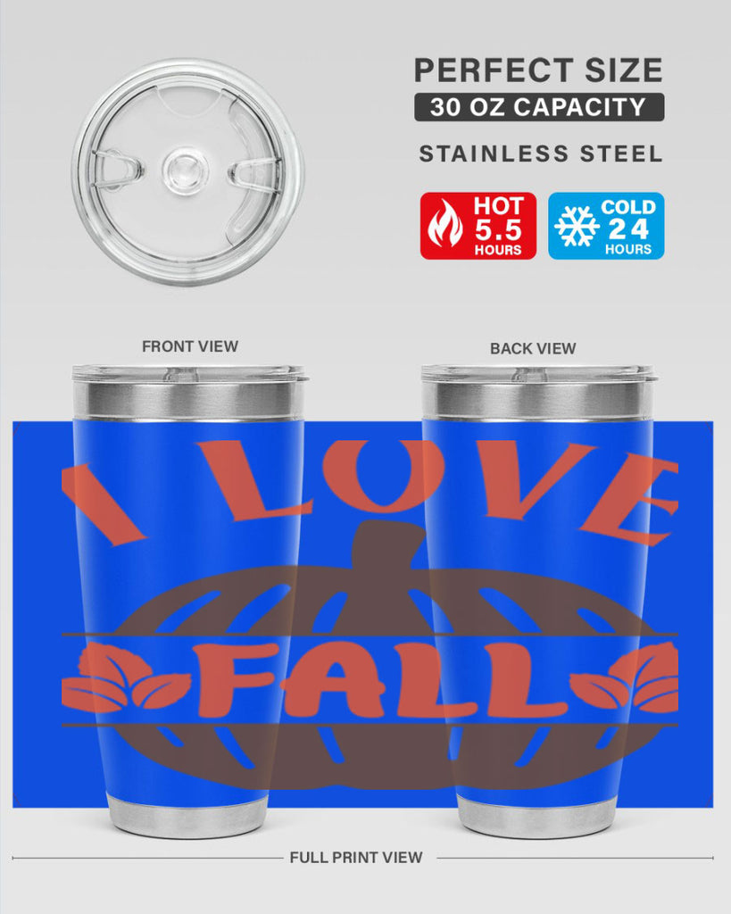I Love Fall 337#- fall- Tumbler