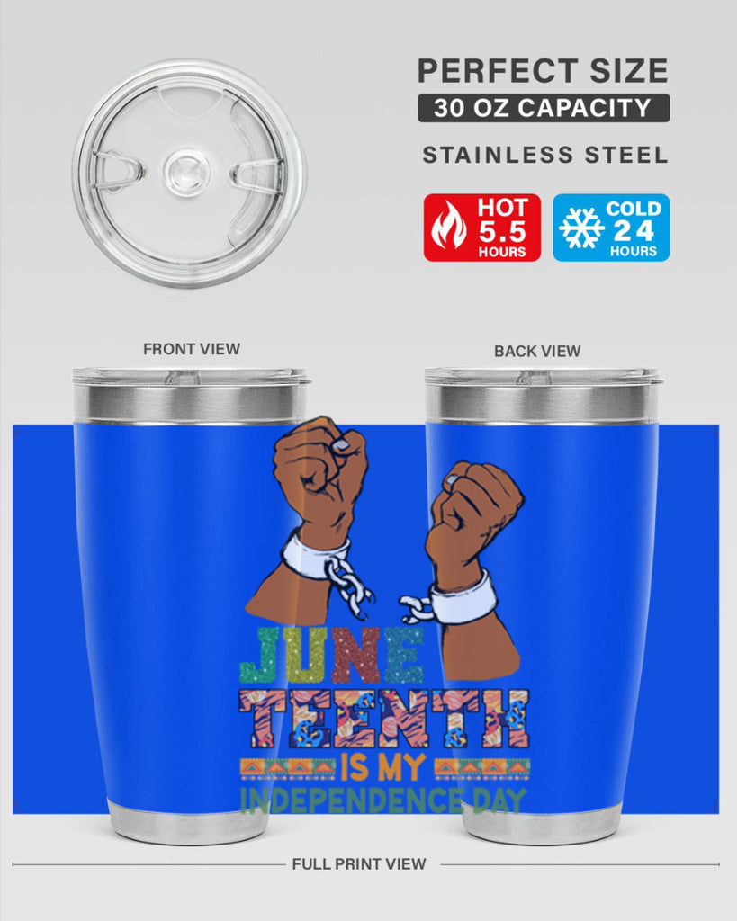 Juneteenth Is My Independence Day Png 29#- Juneteenth- tumbler