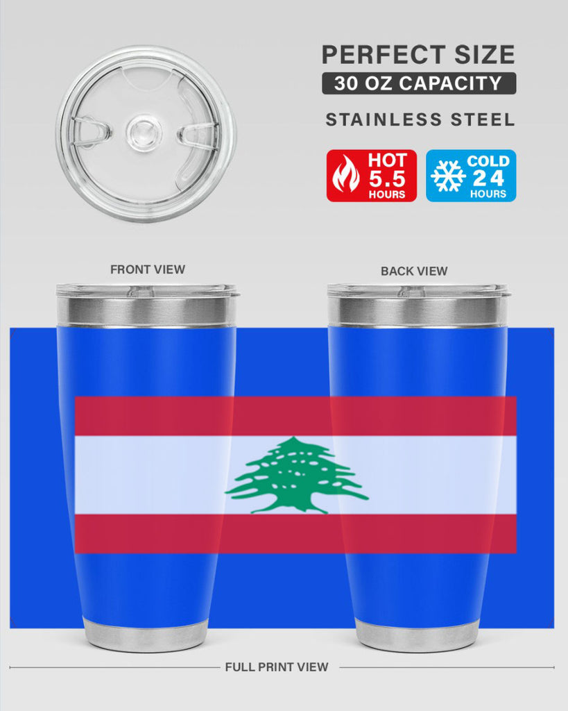 Lebanon 103#- world flags- Tumbler