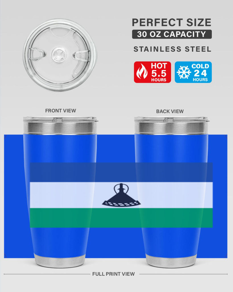 Lesotho 102#- world flags- Tumbler