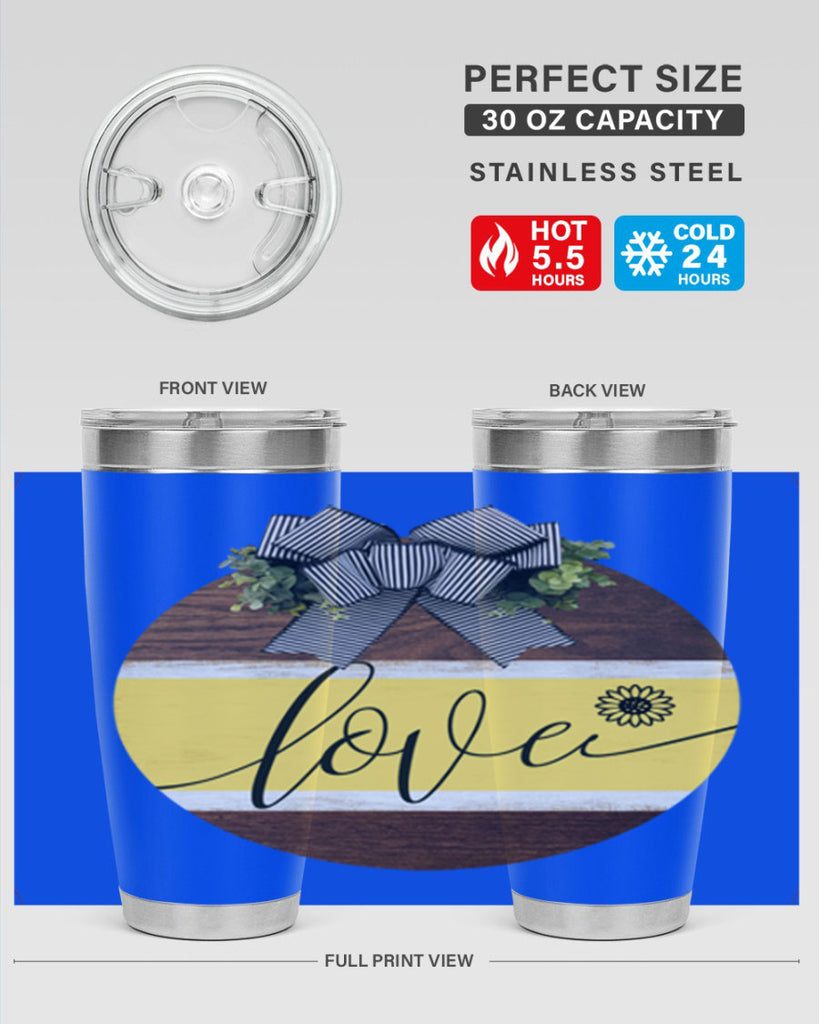 Love and daisy Mockup326#- spring- Tumbler