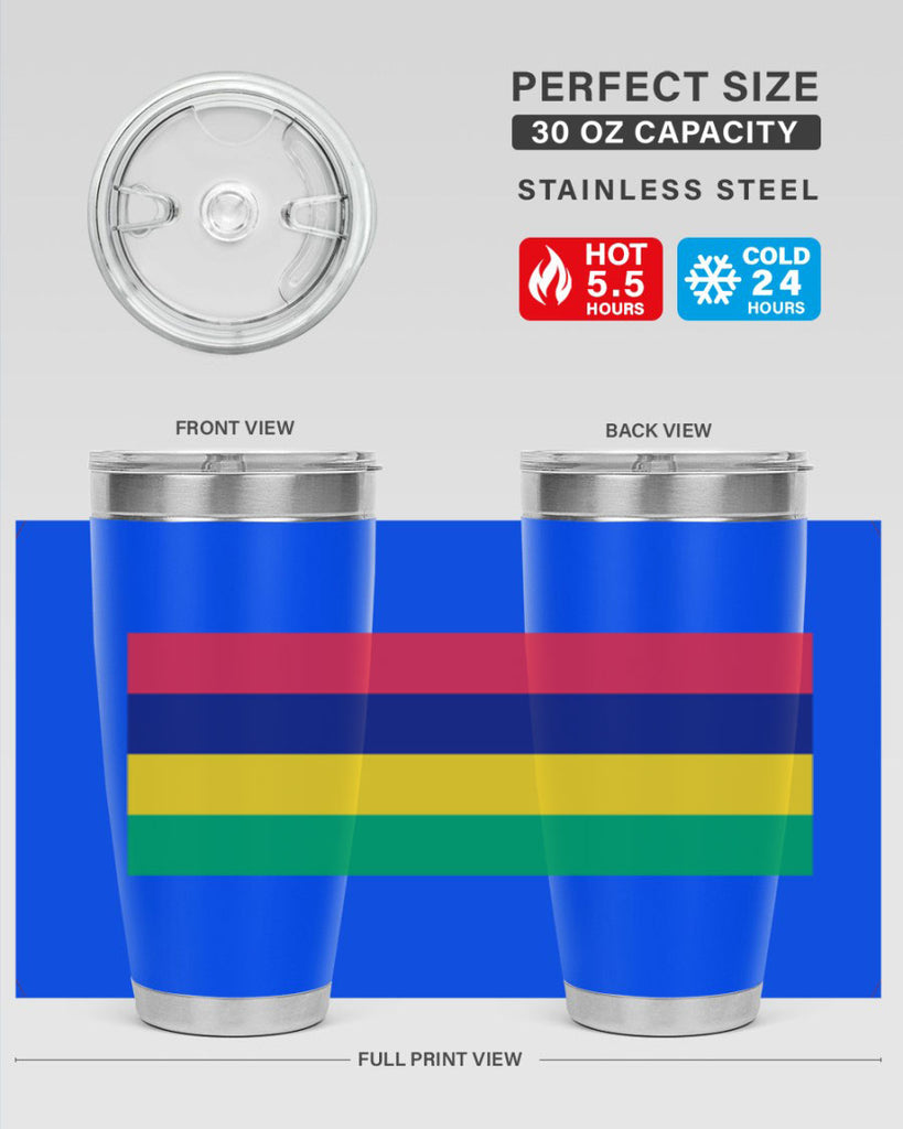 Mauritius 88#- world flags- Tumbler