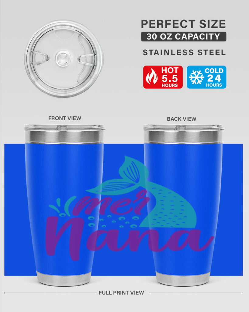 Mer Nana 343#- mermaid- Tumbler
