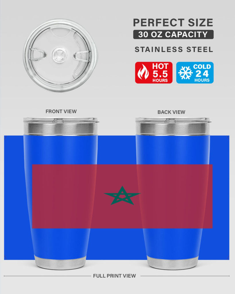Morocco 81#- world flags- Tumbler