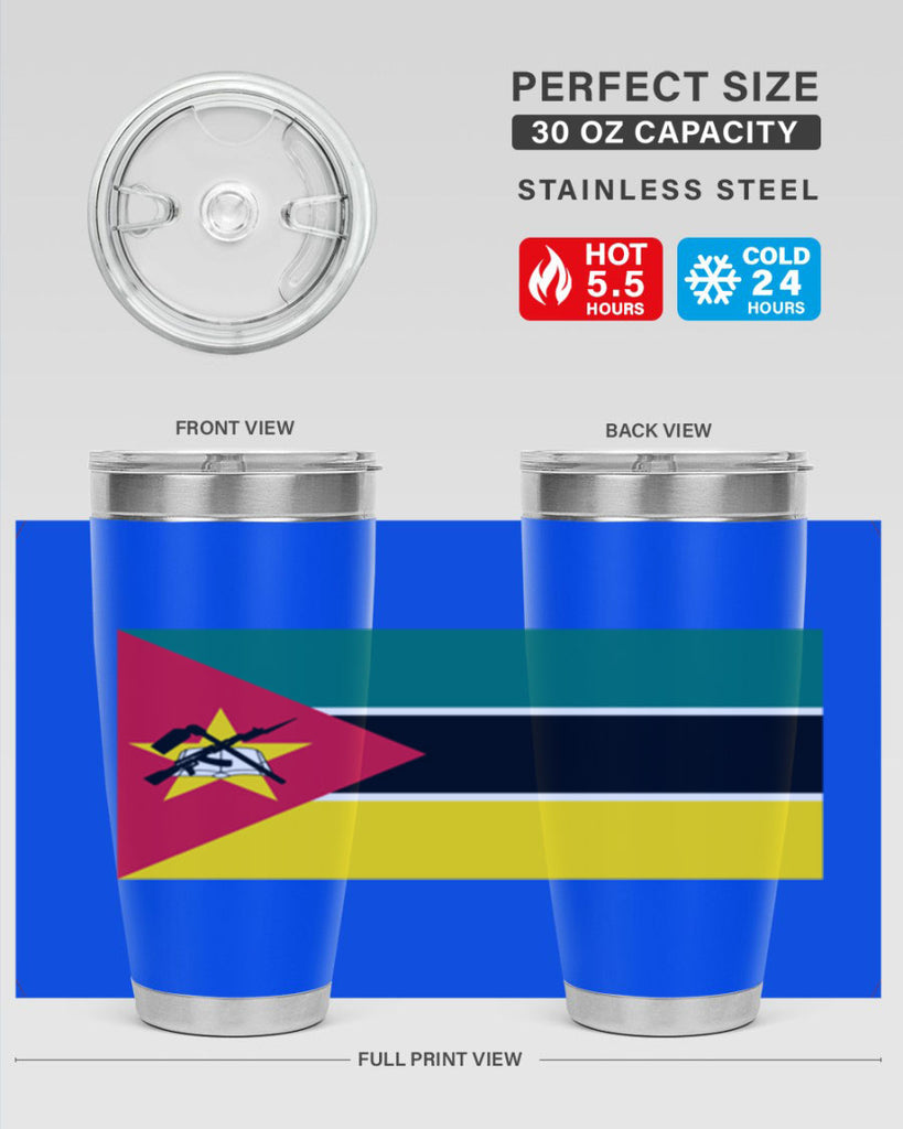 Mozambique 80#- world flags- Tumbler