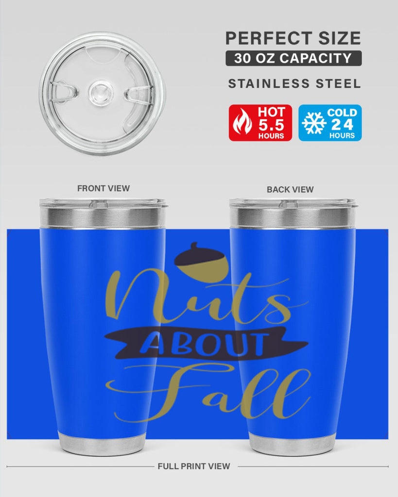 Nuts About Fall 442#- fall- Tumbler