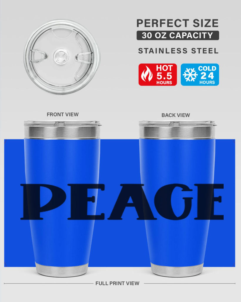 Peace Style 40#- St Patricks Day- Tumbler
