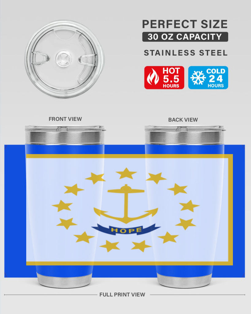 Rhode Island 13#- Us Flags- Tumbler