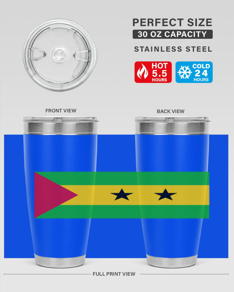 Sao Tome and Principe 47#- world flags- Tumbler