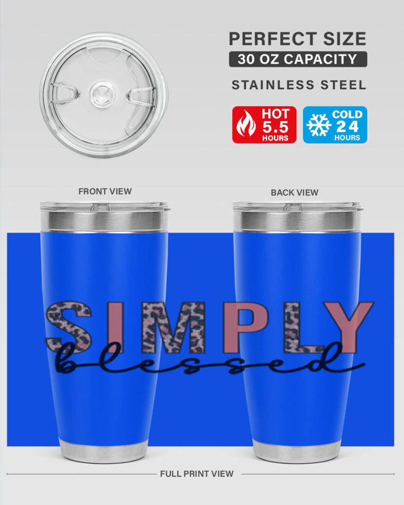 Simply blessed 575#- fall- Tumbler