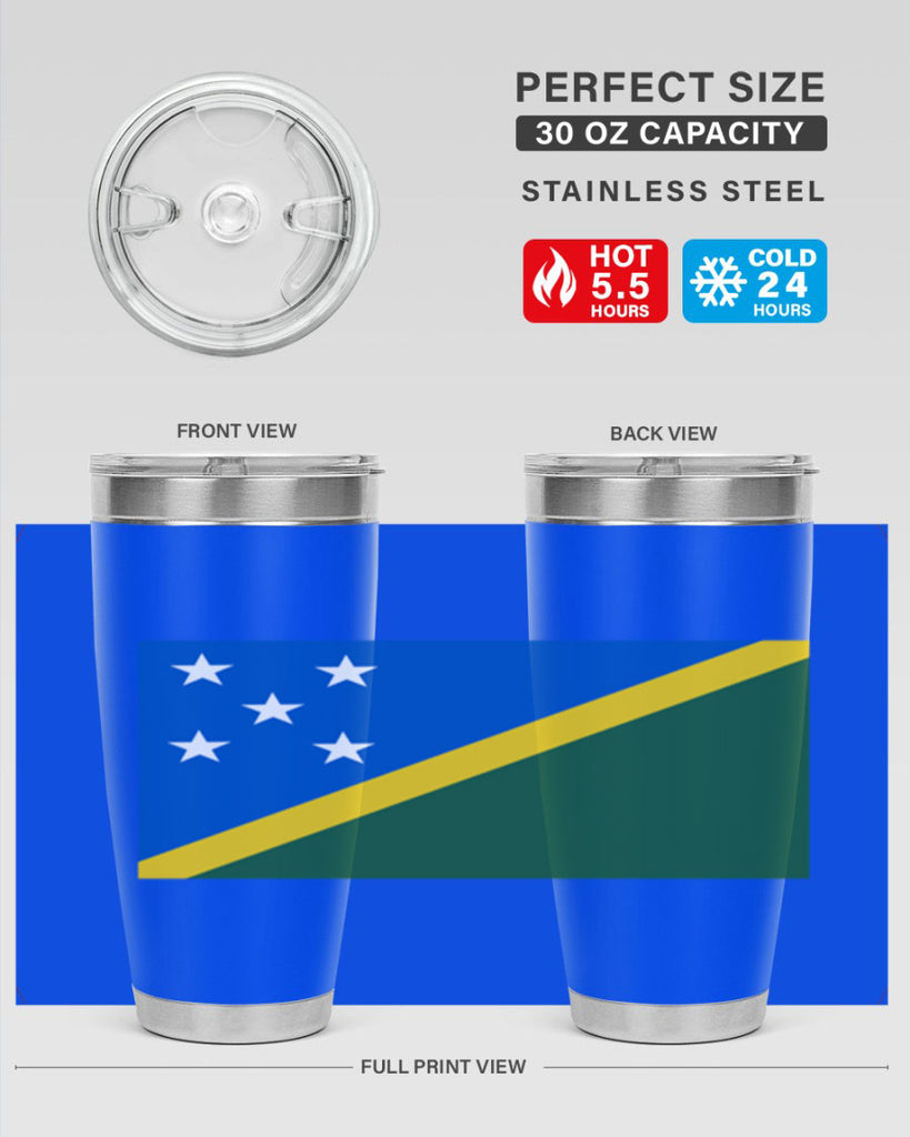 Solomon Islands 38#- world flags- Tumbler