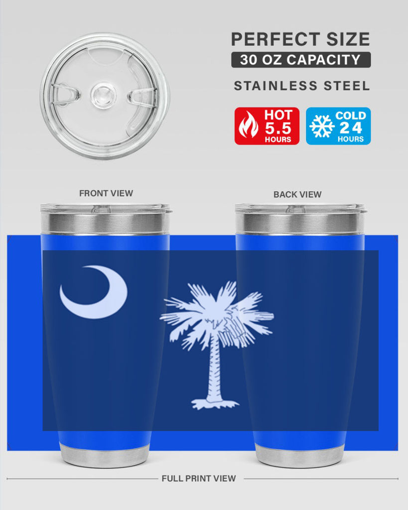 South Carolina 12#- Us Flags- Tumbler