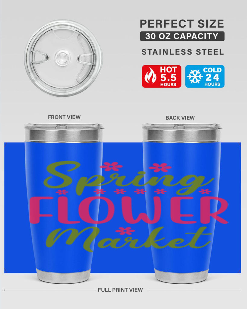 Spring Flower Market 423#- spring- Tumbler