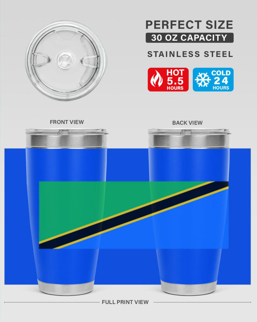 Tanzania 24#- world flags- Tumbler