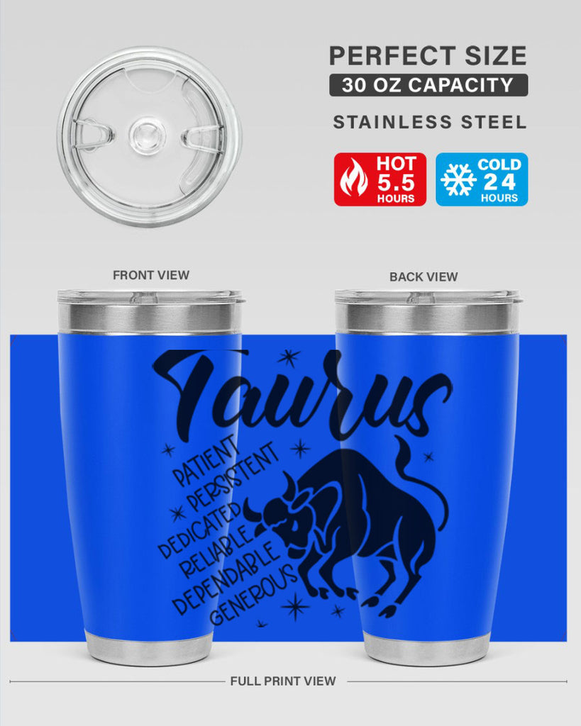 Taurus 492#- zodiac- Tumbler