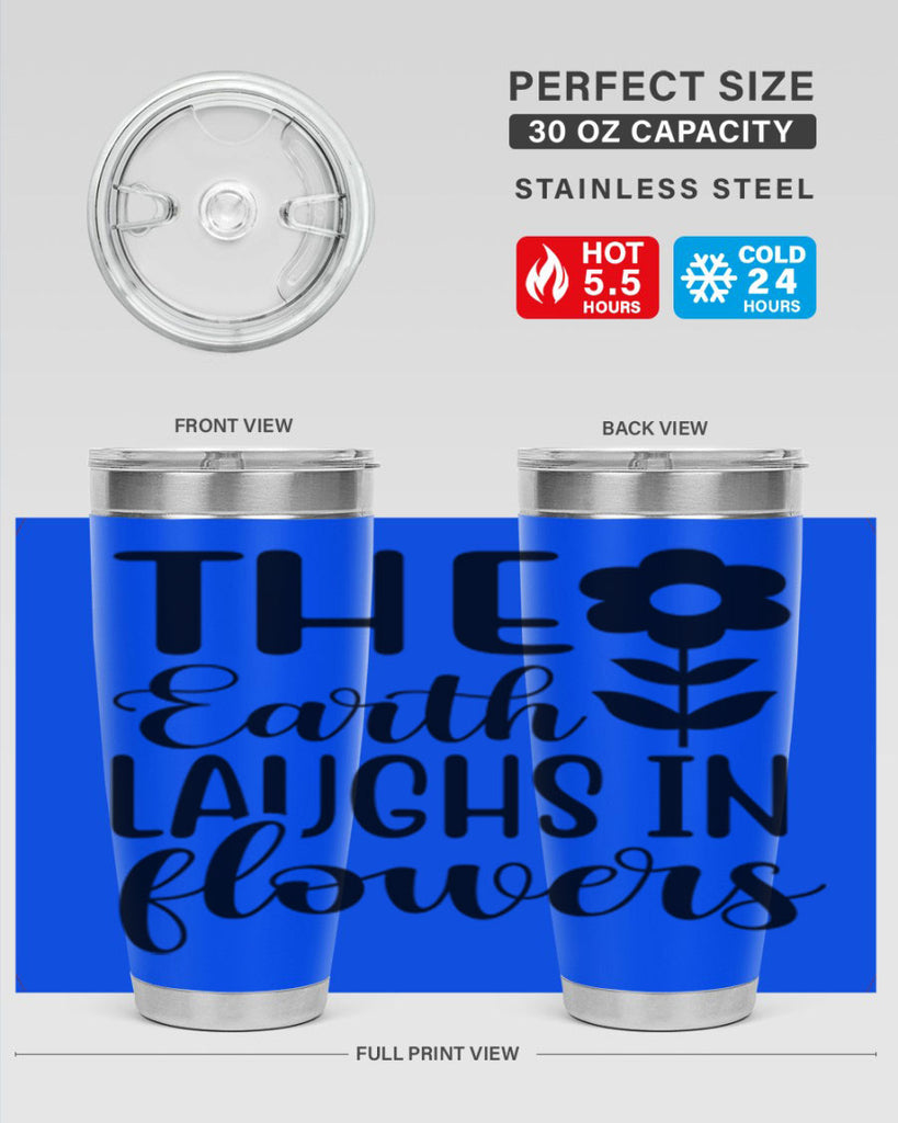 The earth laughs in flowers 548#- spring- Tumbler
