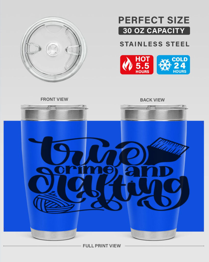 True Crime And Crafting 3#- crafting- Tumbler