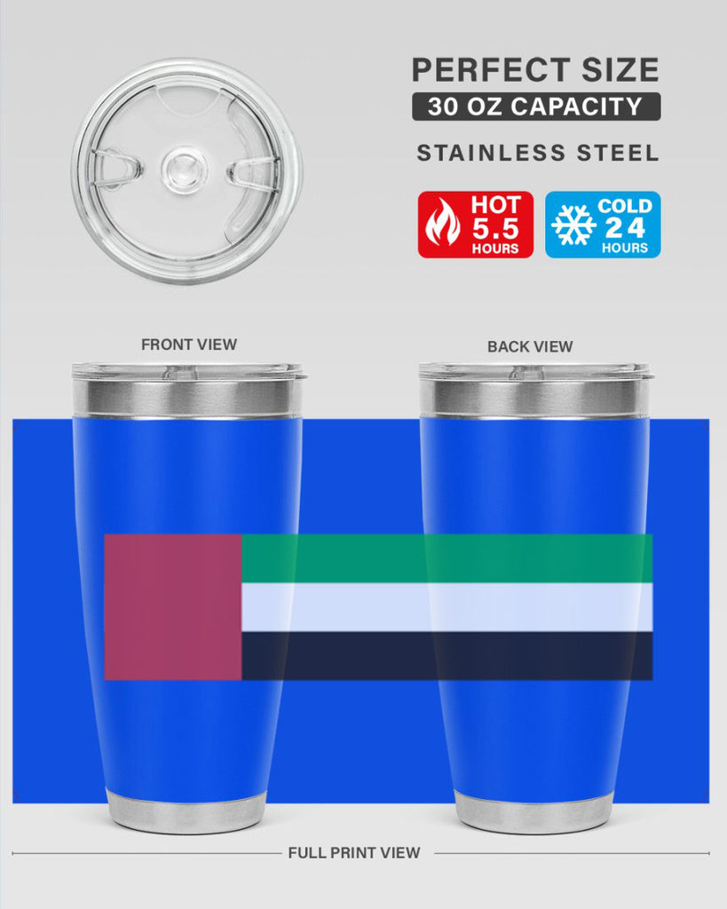 United Arab Emirates 12#- world flags- Tumbler