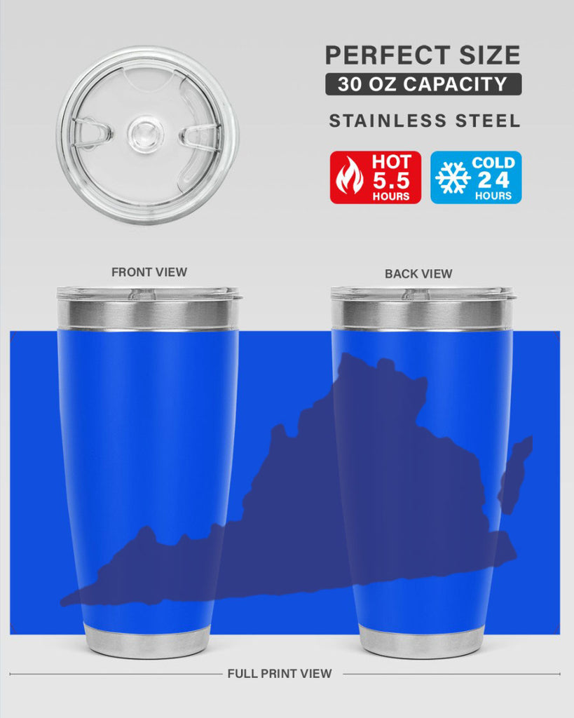 Virginia 5#- stateflags- Tumbler