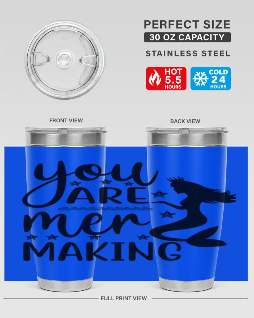 You are mer making 684#- mermaid- Tumbler