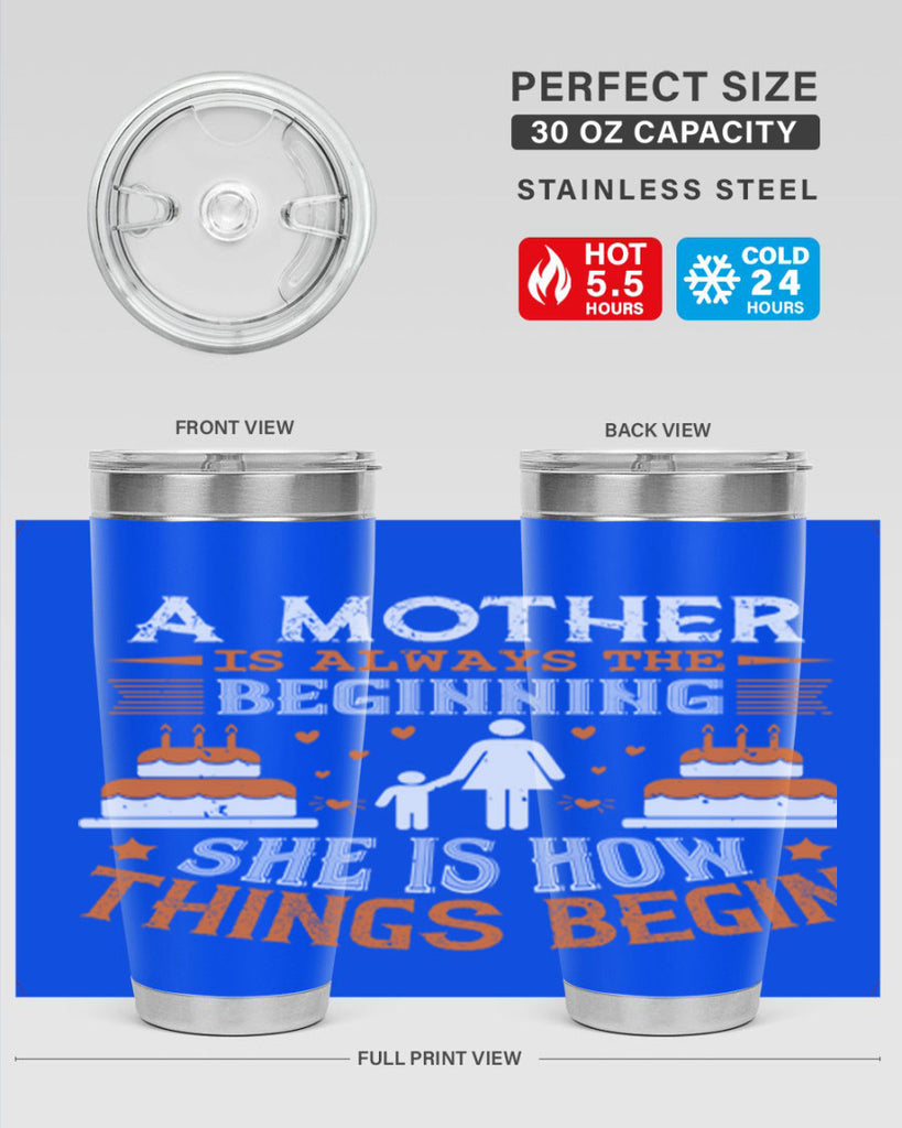 a mother is your first friend 12#- mothers day- Tumbler