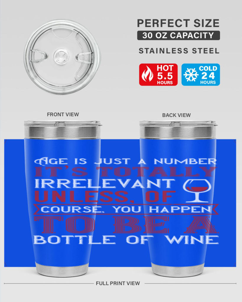 age is just a number its totaly 92#- wine- Tumbler