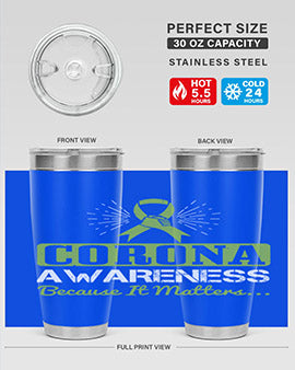 corona awareness because it matters Style 26#- corona virus- Tumbler