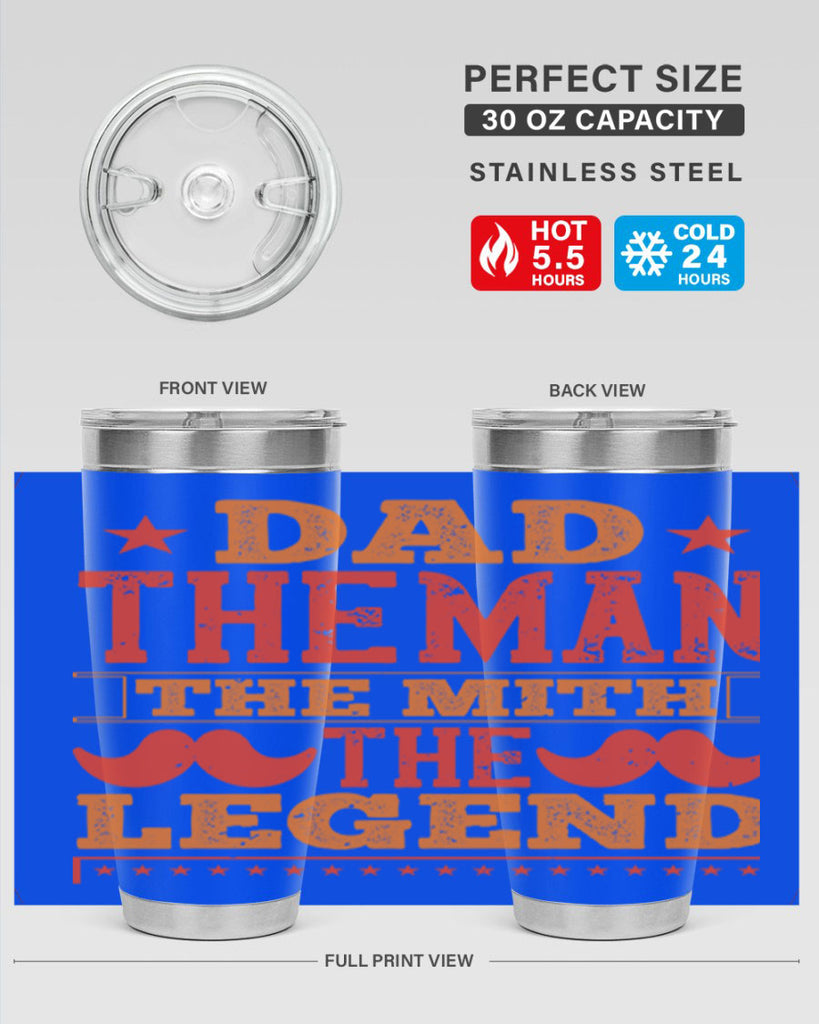 dad the man the mith the legend 262#- fathers day- Tumbler
