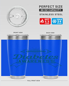 diabetes awareness Style 3#- diabetes- Tumbler