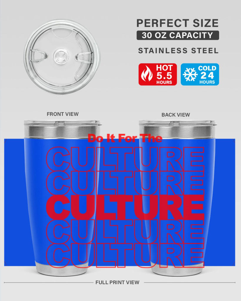 do it for the culture 170#- black words phrases- Cotton Tank