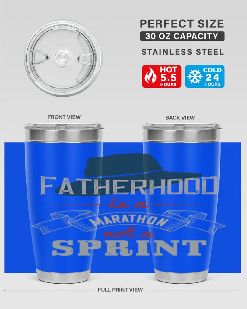 fatherhood is a marathon 227#- fathers day- Tumbler