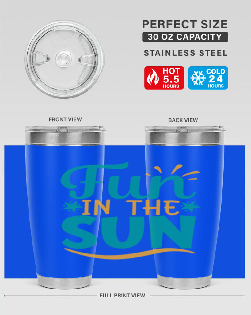 fun in the sun Style 103#- summer- Tumbler