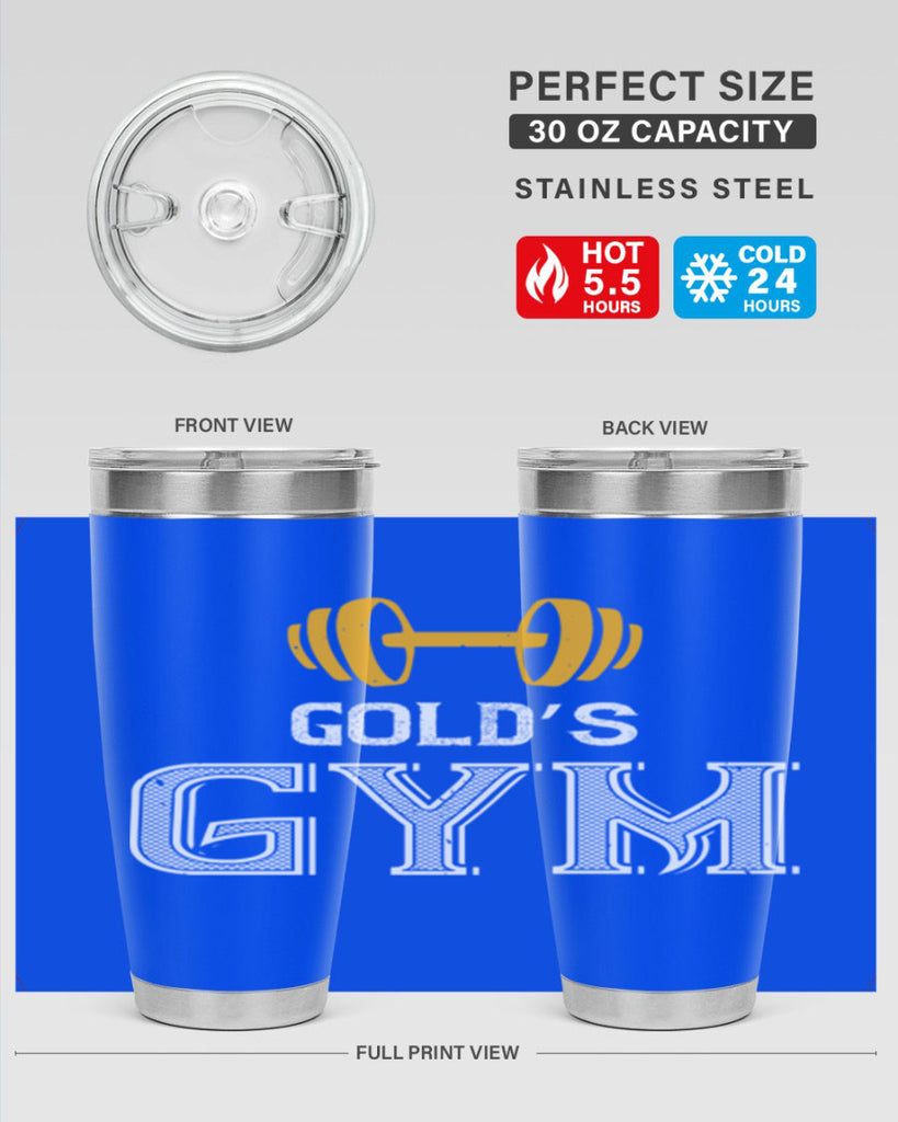 gold gym 101#- gym- Tumbler