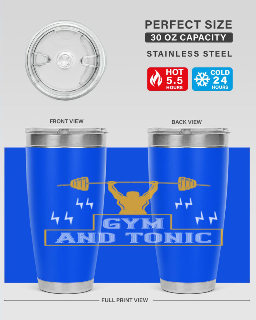 gym and tonic 100#- gym- Tumbler