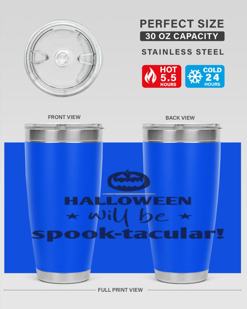 halloween will be spooktacular 156#- halloween- Tumbler